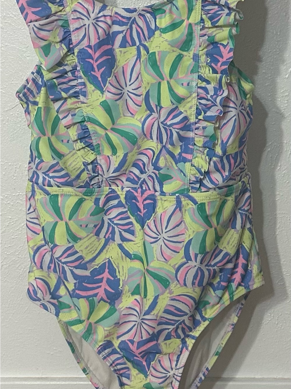 wonder nation Multicolor Tropical Trim One-Piece